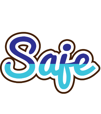 Saje raining logo