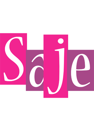 Saje whine logo