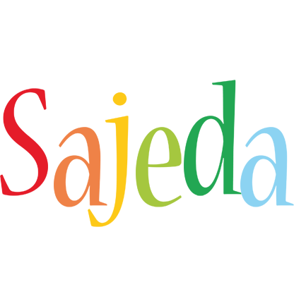 Sajeda birthday logo