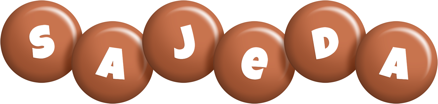 Sajeda candy-brown logo