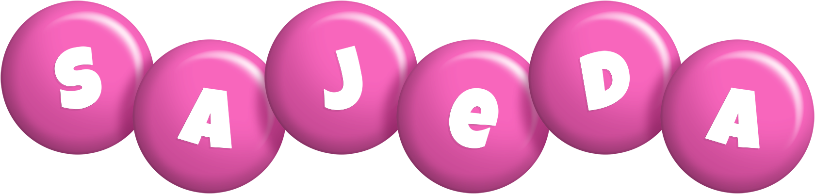 Sajeda candy-pink logo