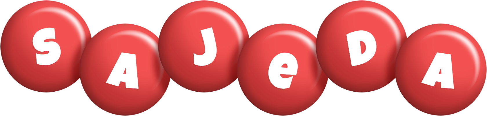 Sajeda candy-red logo