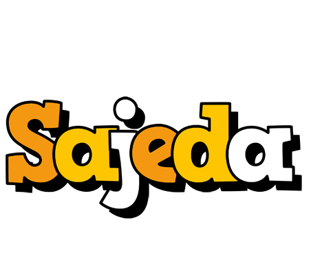 Sajeda cartoon logo