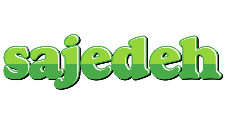 Sajedeh apple logo