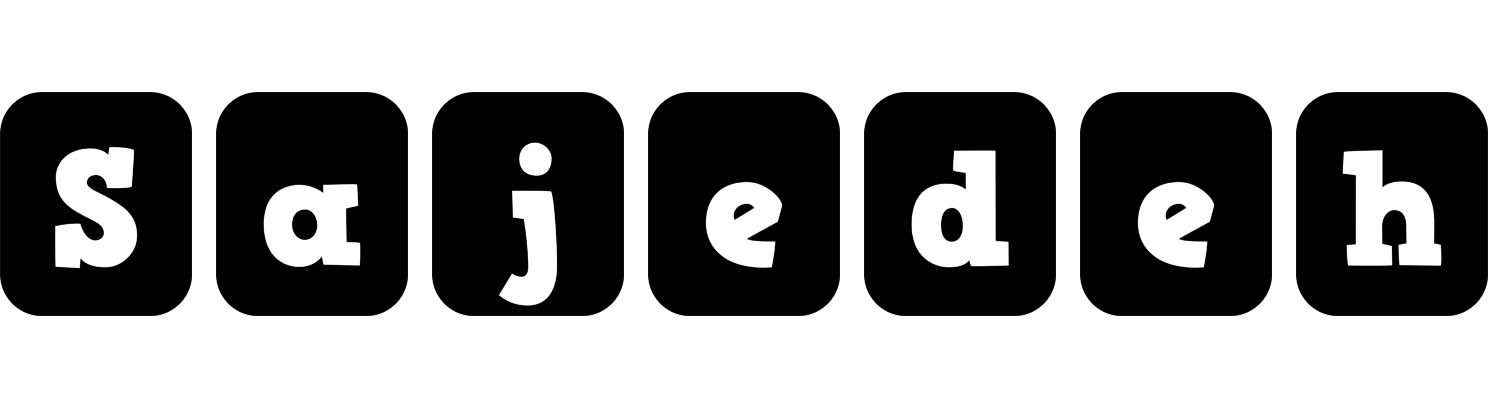 Sajedeh box logo