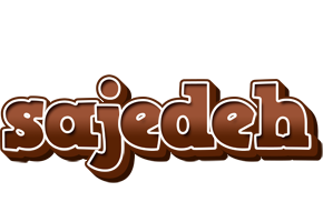 Sajedeh brownie logo