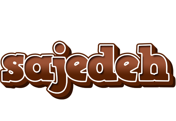 Sajedeh brownie logo