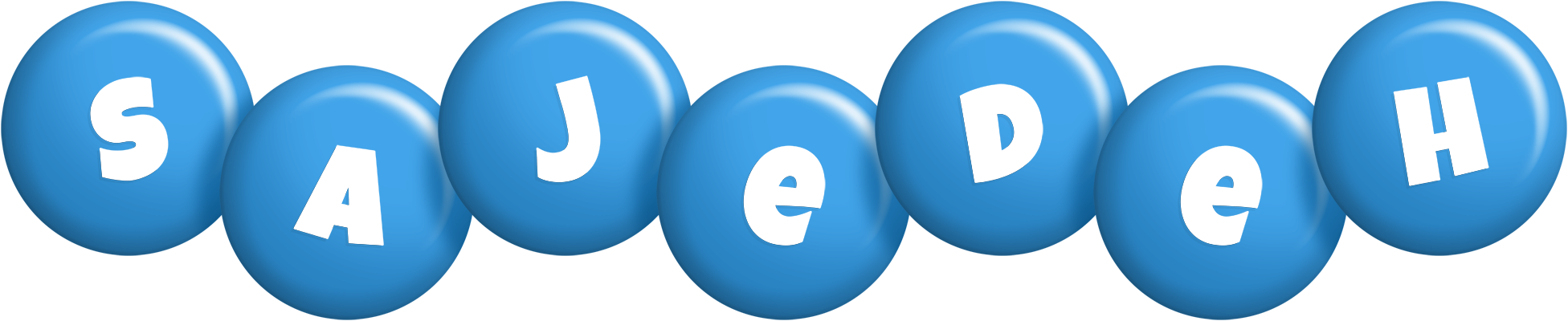 Sajedeh candy-blue logo