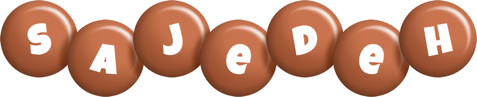 Sajedeh candy-brown logo