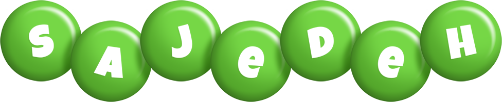 Sajedeh candy-green logo