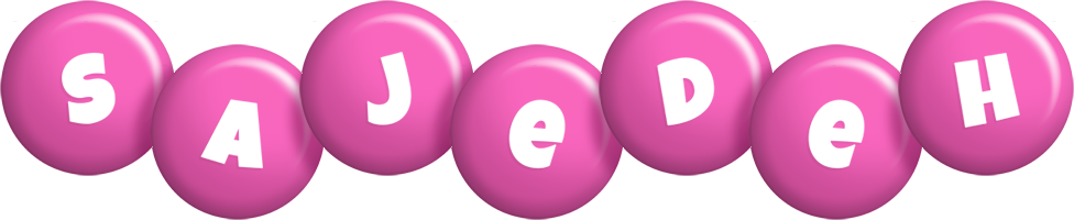 Sajedeh candy-pink logo