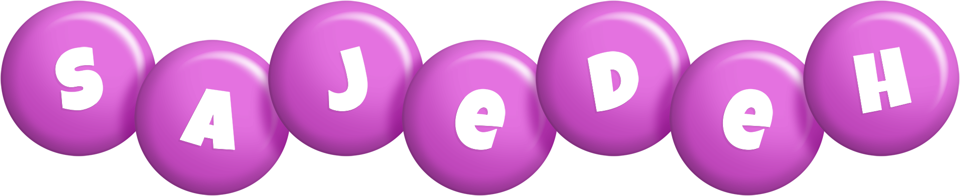 Sajedeh candy-purple logo