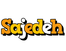 Sajedeh cartoon logo