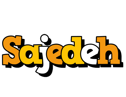 Sajedeh cartoon logo