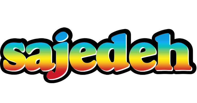 Sajedeh color logo