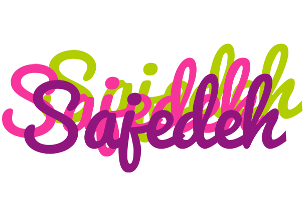 Sajedeh flowers logo