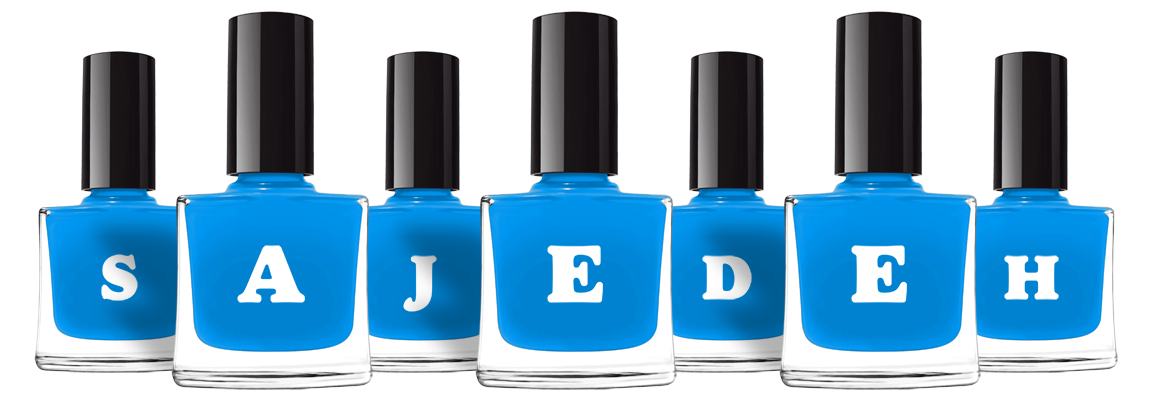 Sajedeh glossy logo
