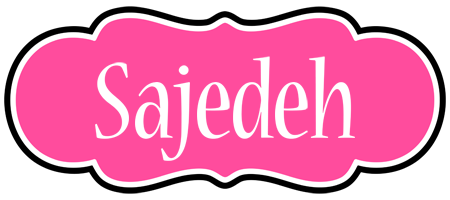 Sajedeh invitation logo