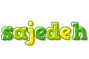 Sajedeh juice logo