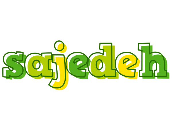 Sajedeh juice logo