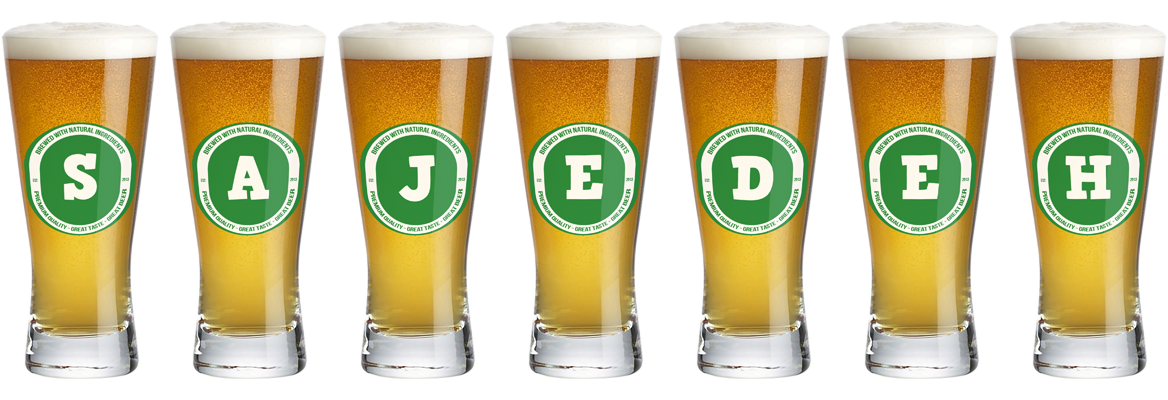 Sajedeh lager logo