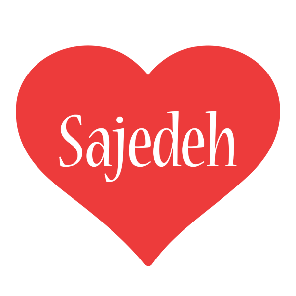 Sajedeh love logo