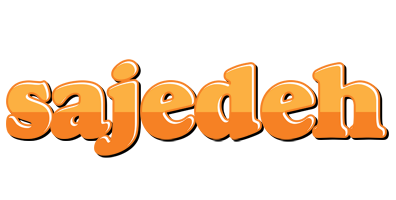 Sajedeh orange logo