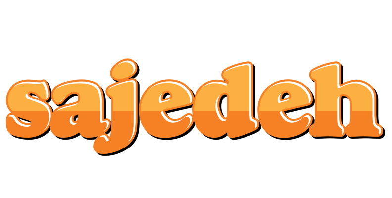 Sajedeh orange logo