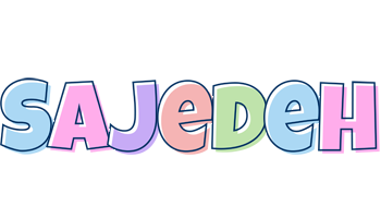 Sajedeh pastel logo