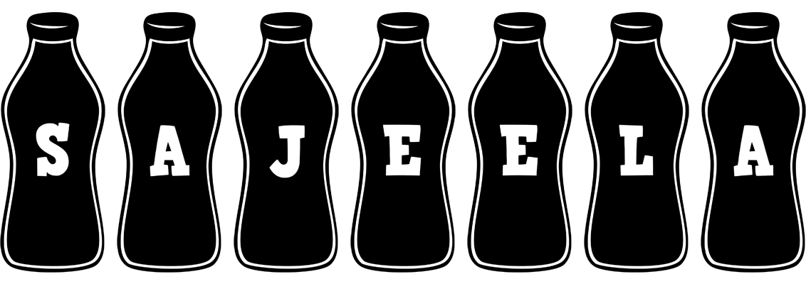 Sajeela bottle logo