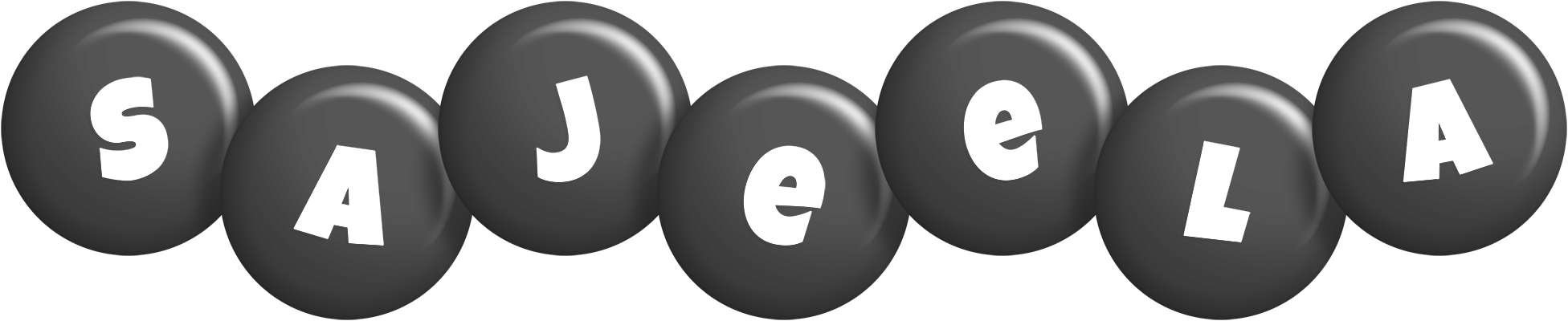 Sajeela candy-black logo