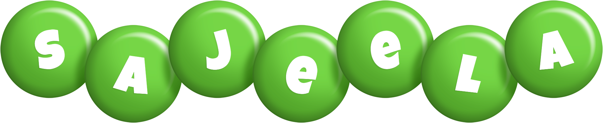 Sajeela candy-green logo