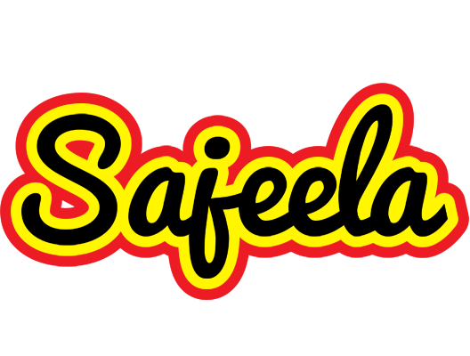 Sajeela flaming logo
