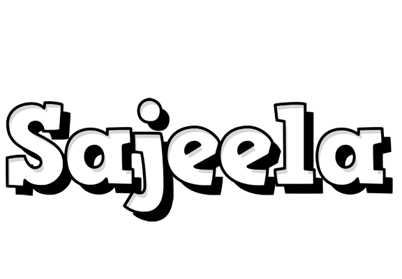 Sajeela snowing logo