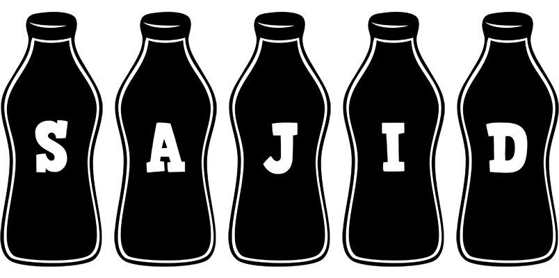 Sajid bottle logo