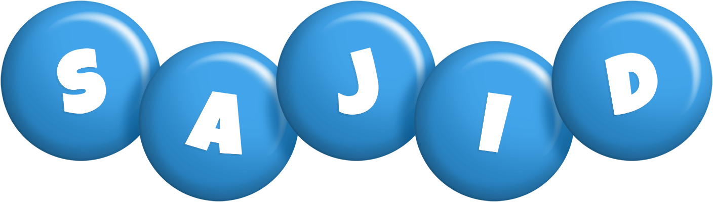 Sajid candy-blue logo