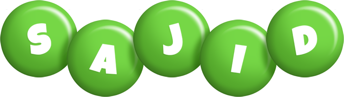 Sajid candy-green logo