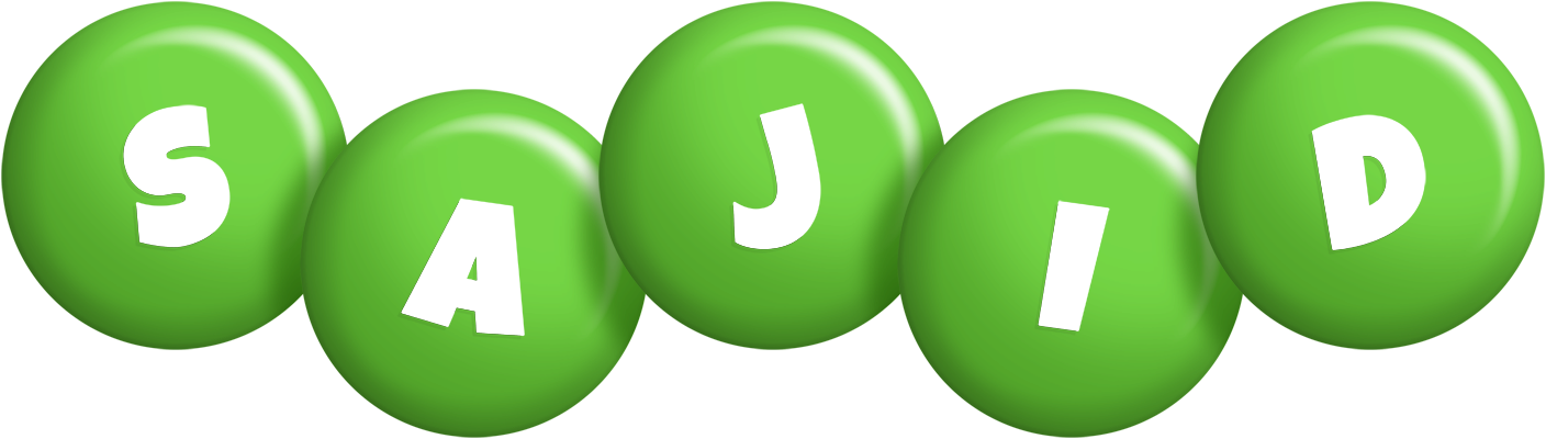 Sajid candy-green logo