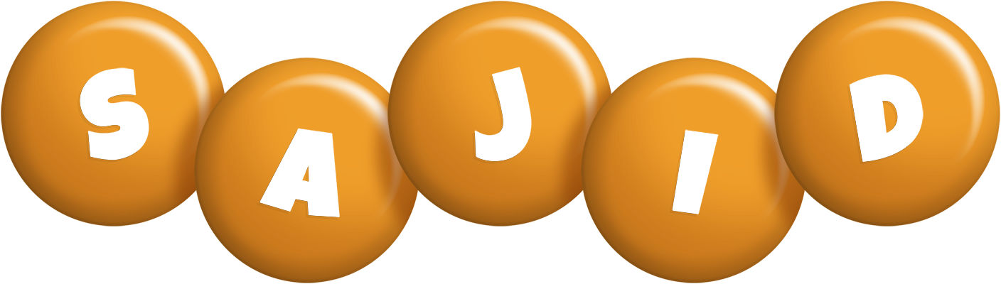 Sajid candy-orange logo