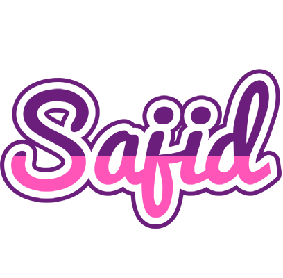 Sajid cheerful logo