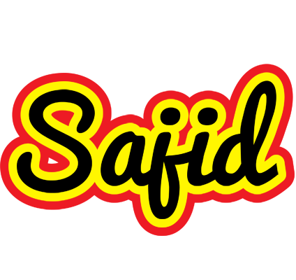 Sajid flaming logo
