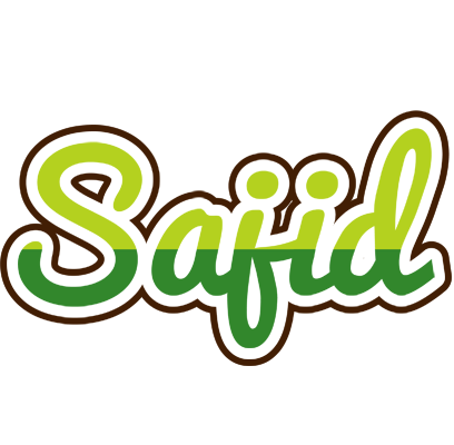 Sajid golfing logo