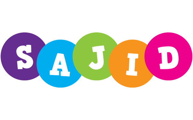 Sajid happy logo