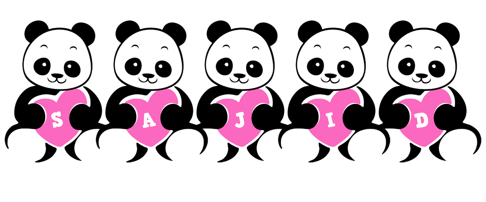 Sajid love-panda logo