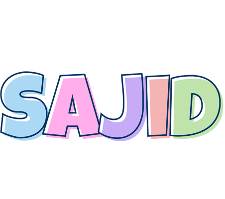Sajid pastel logo