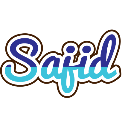 Sajid raining logo