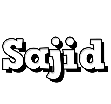 Sajid snowing logo