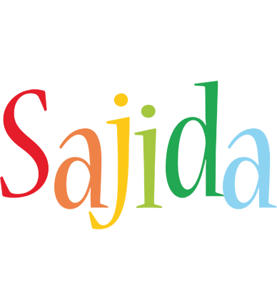 Sajida birthday logo