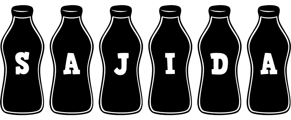Sajida bottle logo
