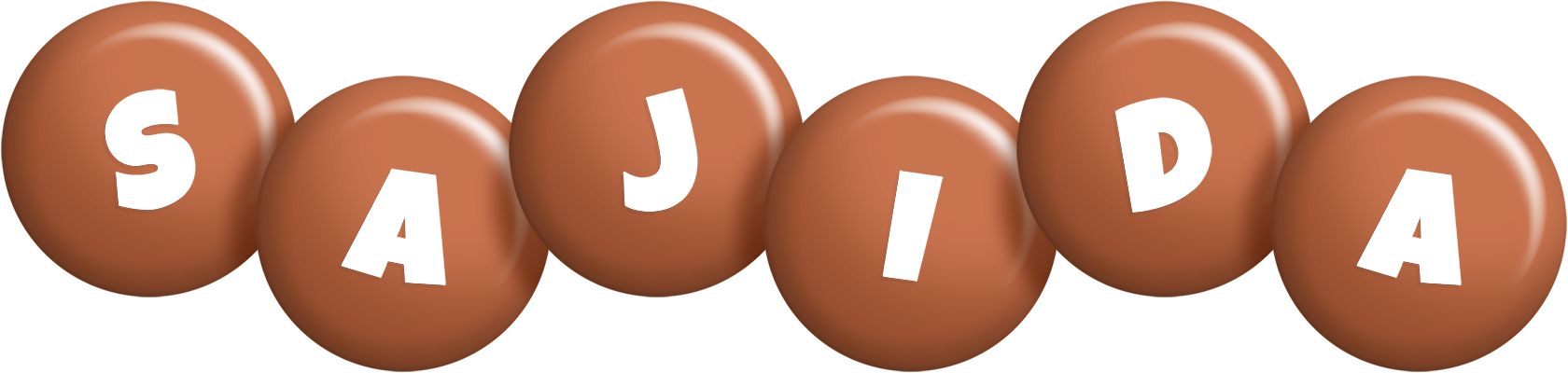 Sajida candy-brown logo